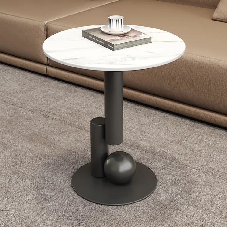 Coffee table White COLOR1 Black COLOR2 Sintered Stone htyjj-5946