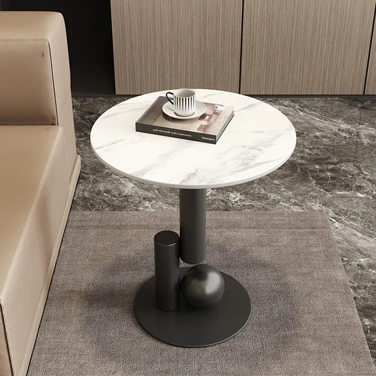 Coffee table White COLOR1 Black COLOR2 Sintered Stone htyjj-5946
