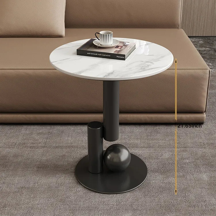 Coffee table White COLOR1 Black COLOR2 Sintered Stone htyjj-5946