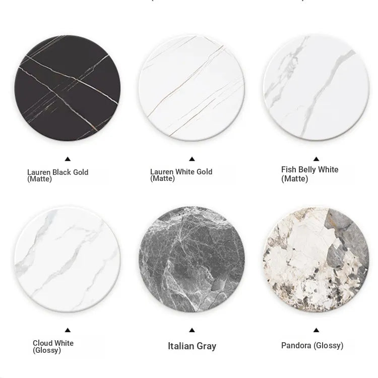 Coffee table COLOR1 COLOR2 White Black Brown Solid wood Sintered Stone Multi-layer board htyjj-5948-1