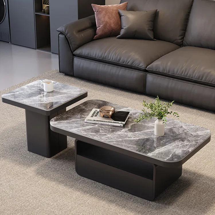Coffee table COLOR1 COLOR2 White Black Brown COLOR3 Sintered Stone Multi-layer board htyjj-6568