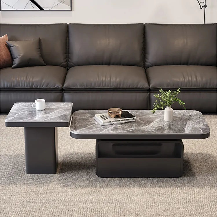 Coffee table COLOR1 COLOR2 White Black Brown COLOR3 Sintered Stone Multi-layer board htyjj-6568