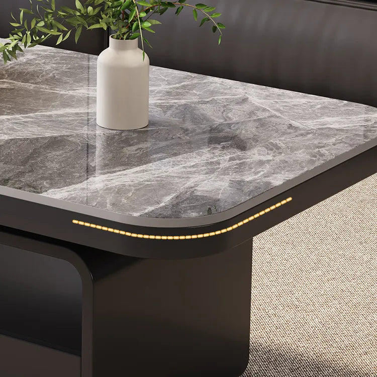 Coffee table COLOR1 COLOR2 White Black Brown COLOR3 Sintered Stone Multi-layer board htyjj-6568