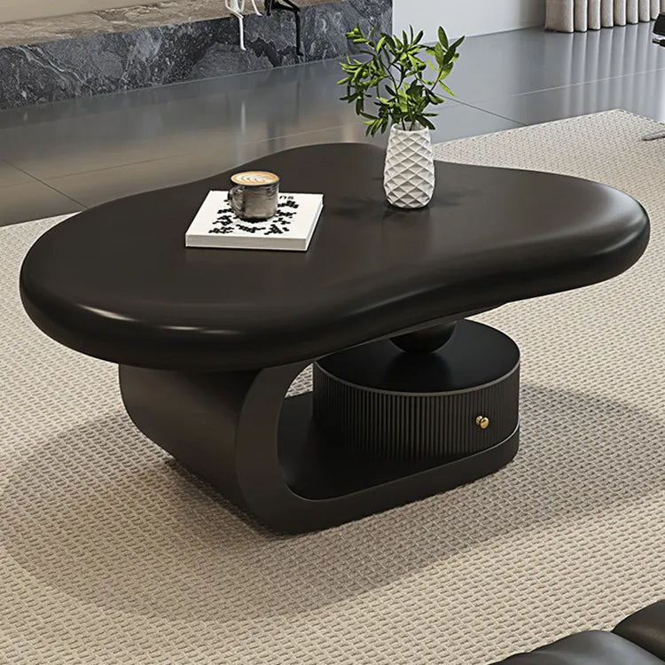 Coffee table COLOR1 White Black Eco-friendly Board htyjj-6569