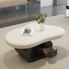 Coffee table COLOR1 White Black Eco-friendly Board htyjj-6569