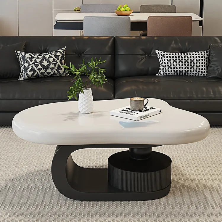 Coffee table COLOR1 White Black Eco-friendly Board htyjj-6569