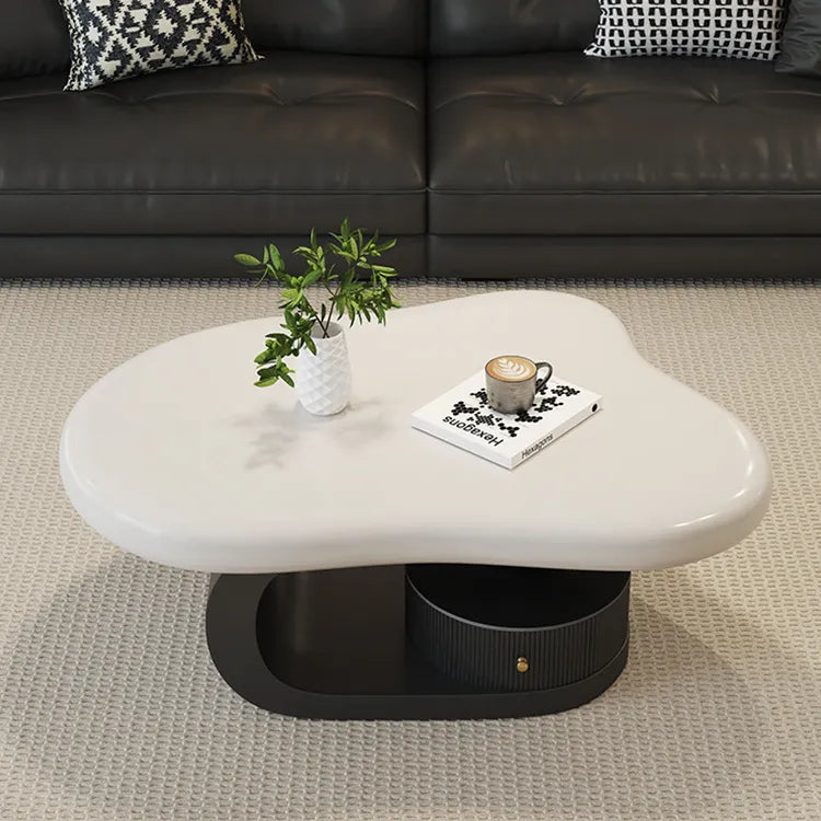 Coffee table COLOR1 White Black Eco-friendly Board htyjj-6569