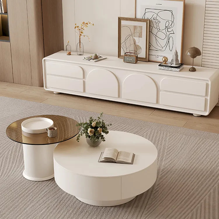 Coffee table White COLOR1 COLOR2 COLOR3 COLOR4 Solid wood Sintered Stone Eco-friendly Board htyjj-6570