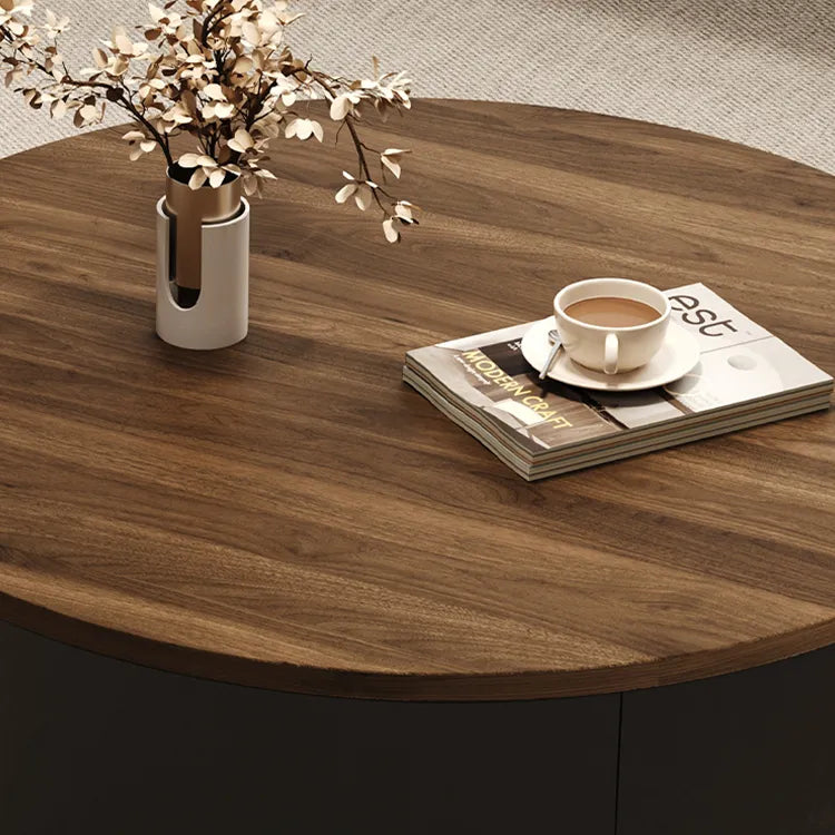 Coffee table Brown Solid wood Multi-layer board htyjj-6571