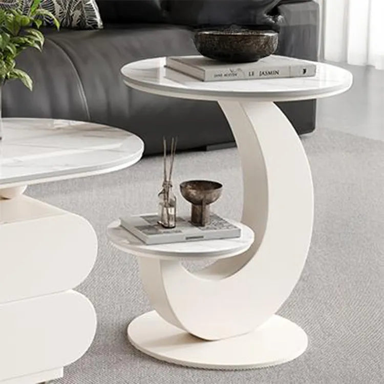 Coffee table COLOR1 Black White COLOR2 Brown Sintered Stone Multi-layer board htyjj-6573