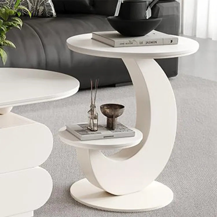 Coffee table COLOR1 Black White COLOR2 Brown Sintered Stone Multi-layer board htyjj-6573