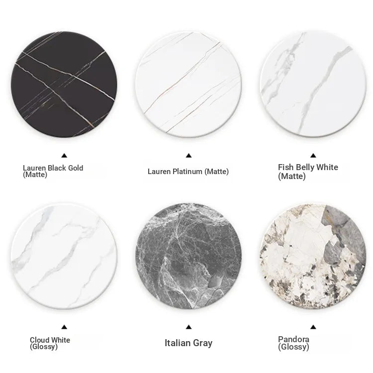 Coffee table COLOR1 Black White COLOR2 Brown Sintered Stone Multi-layer board htyjj-6573