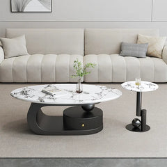 Coffee table COLOR1 COLOR2 Sintered Stone Eco-friendly Board htyjj-6574