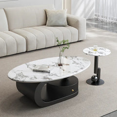 Coffee table COLOR1 COLOR2 Sintered Stone Eco-friendly Board htyjj-6574