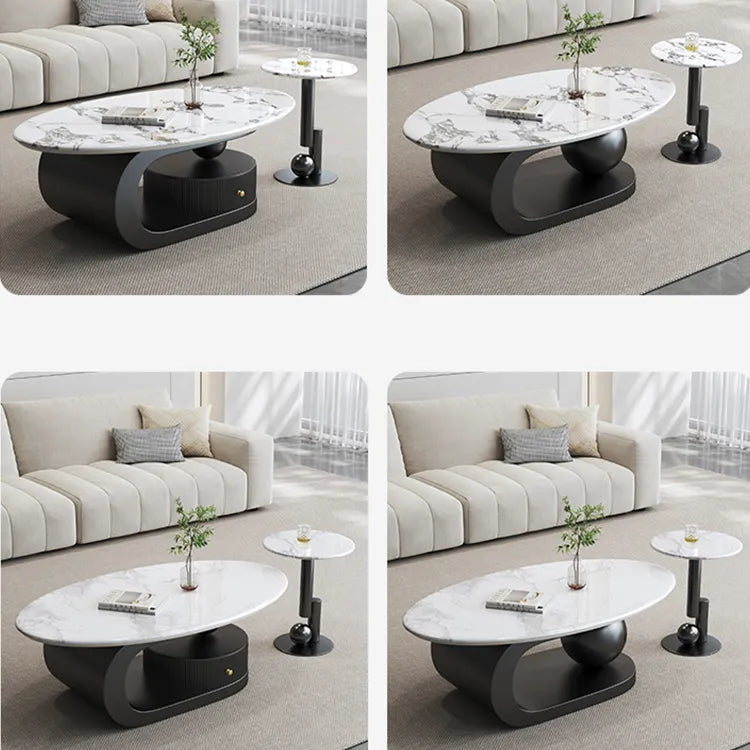 Coffee table COLOR1 COLOR2 Sintered Stone htyjj-6575