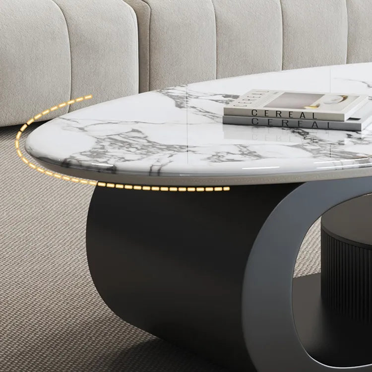 Coffee table COLOR1 COLOR2 Sintered Stone htyjj-6575