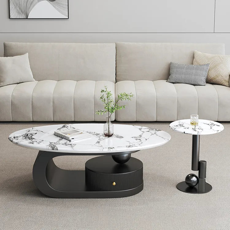 Coffee table COLOR1 COLOR2 Sintered Stone htyjj-6575