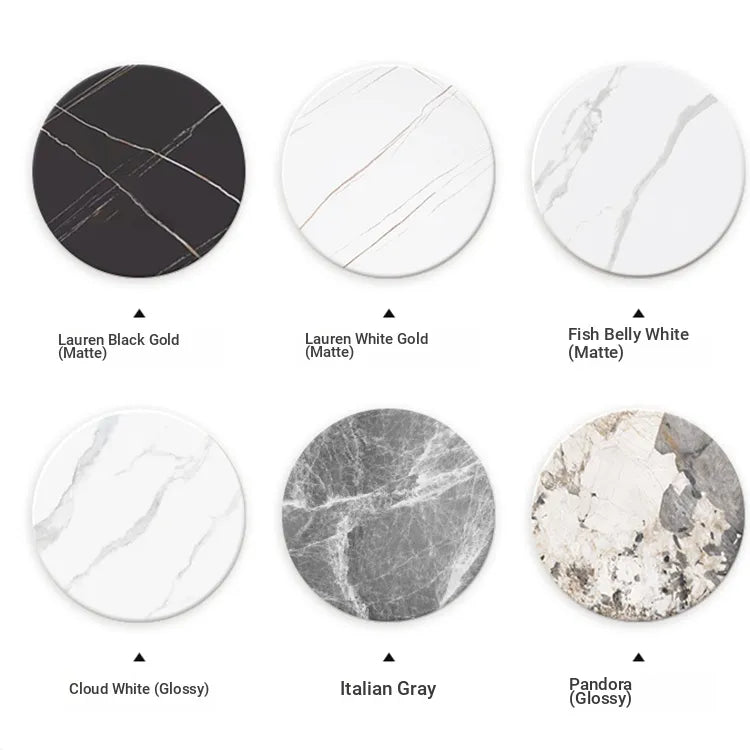 Coffee table COLOR1 White Sintered Stone Eco-friendly Board htyjj-6577