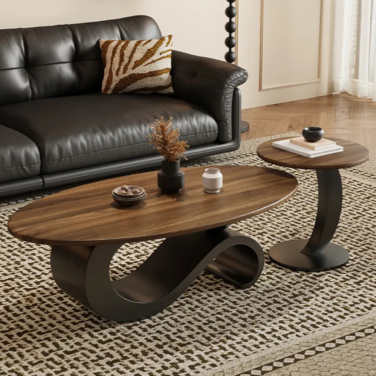 Coffee table Brown Multi-layer board htyjj-6579