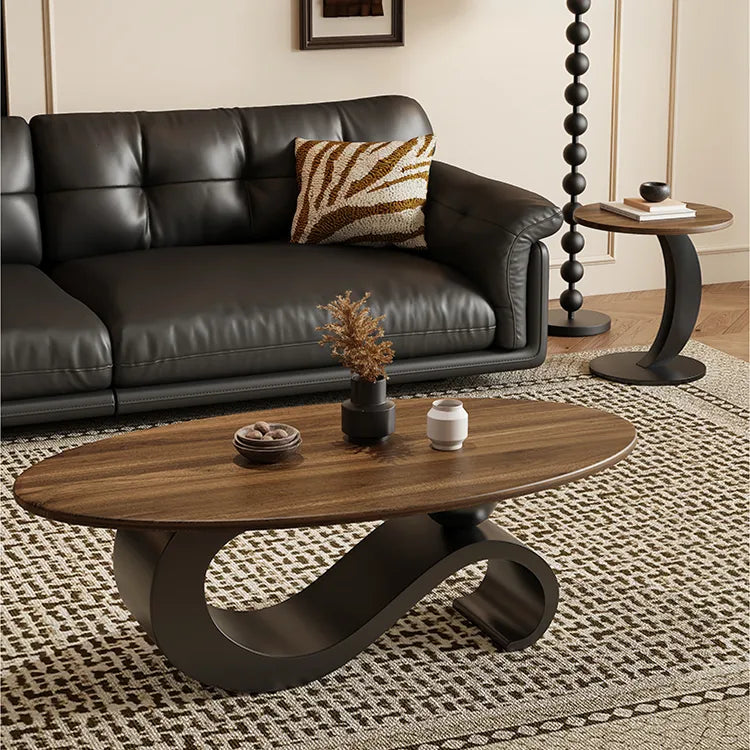 Coffee table Brown Multi-layer board htyjj-6579