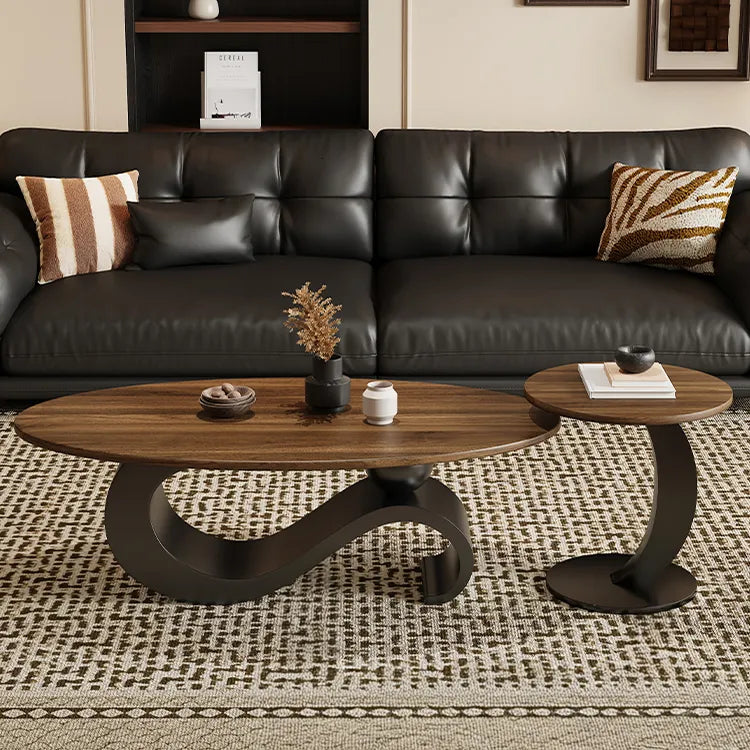 Coffee table Brown Multi-layer board htyjj-6579
