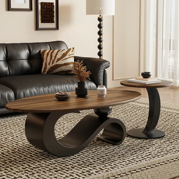 Coffee table Brown Multi-layer board htyjj-6580