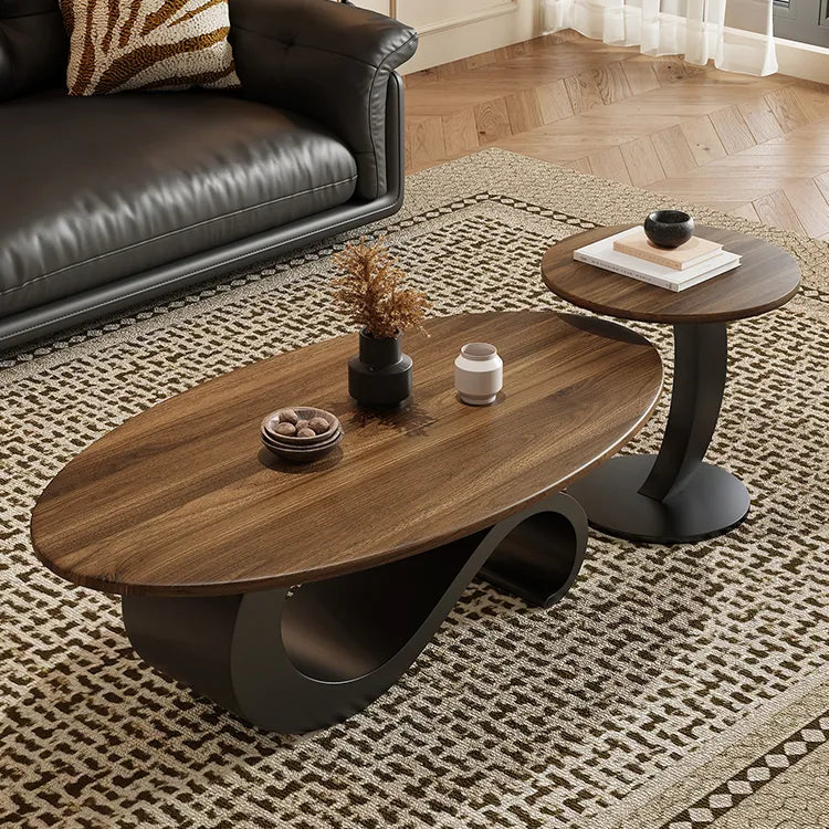 Coffee table Brown Multi-layer board htyjj-6580