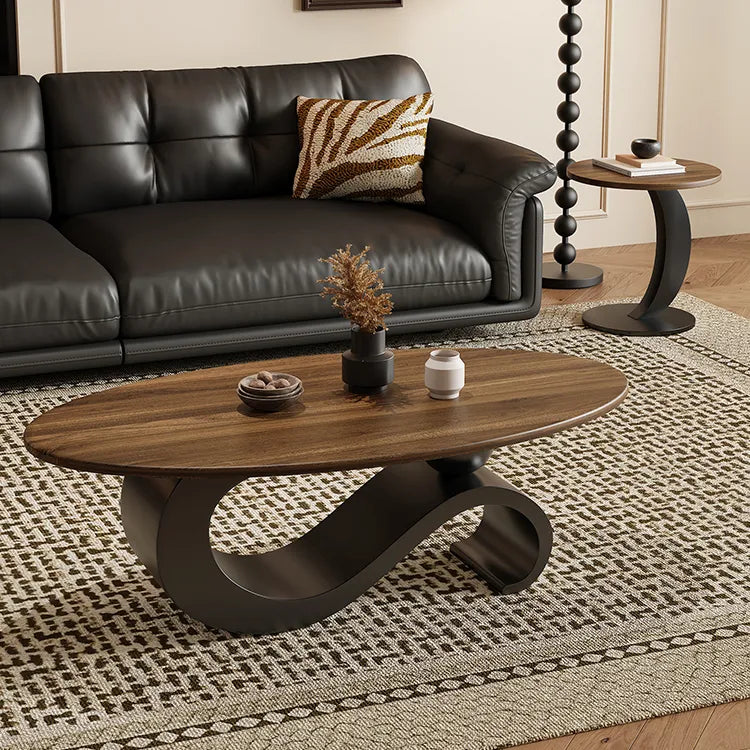 Coffee table Brown Multi-layer board htyjj-6580