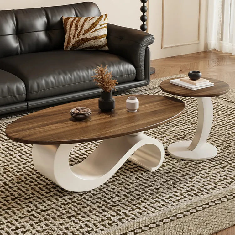 Coffee table Brown Multi-layer board htyjj-6580