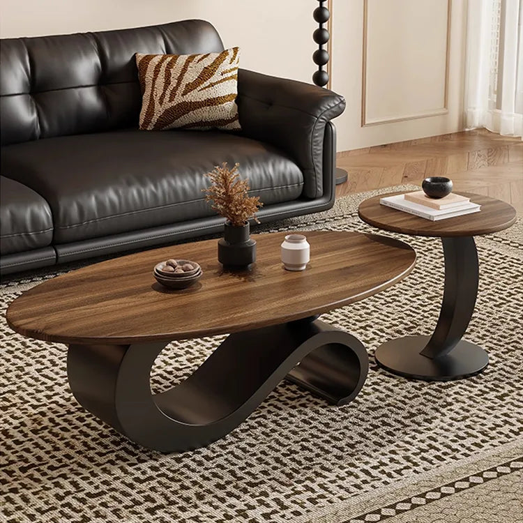 Coffee table Brown Multi-layer board htyjj-6580
