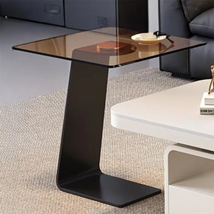 Coffee table Gray Brown Tempered glass htyjj-6583