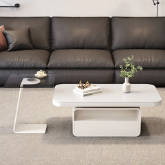 Coffee table Gray Brown Tempered glass htyjj-6583
