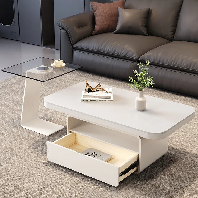 Coffee table Gray Brown Tempered glass htyjj-6583