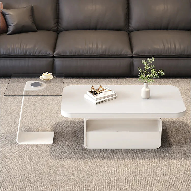 Coffee table Gray Brown Tempered glass htyjj-6583