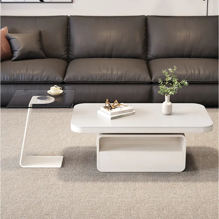 Coffee table Gray Brown Tempered glass htyjj-6583