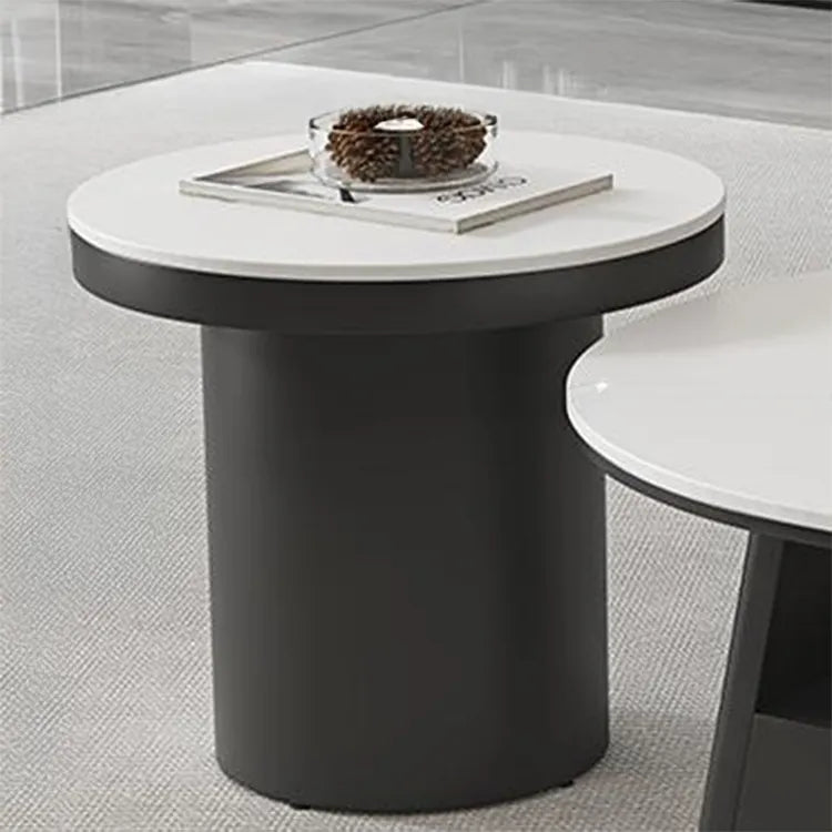 Coffee table COLOR1 COLOR2 White Black Sintered Stone htyjj-6588