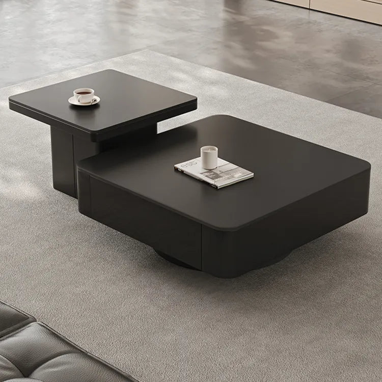 Coffee table Black COLOR1 COLOR2 COLOR3 Sintered Stone Solid wood htyjj-6593