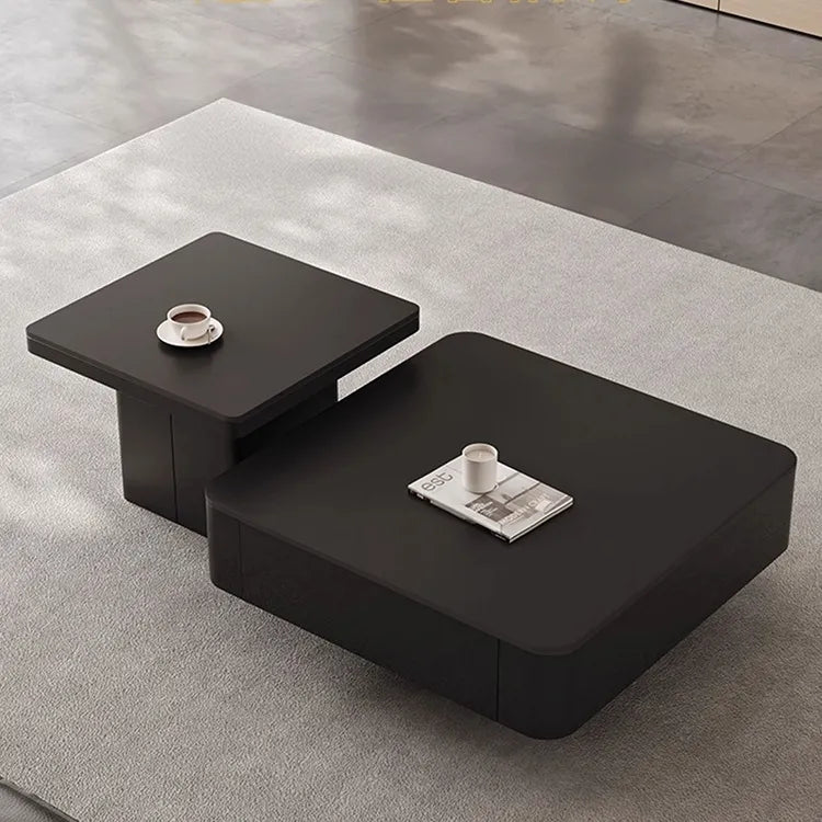 Coffee table Black COLOR1 COLOR2 COLOR3 Sintered Stone Solid wood htyjj-6593