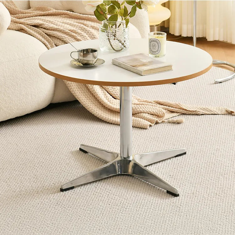 Coffee table COLOR1 White Sintered Stone Aluminum alloy htyjj-6597