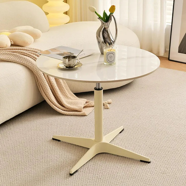 Coffee table COLOR1 White Sintered Stone Aluminum alloy htyjj-6597