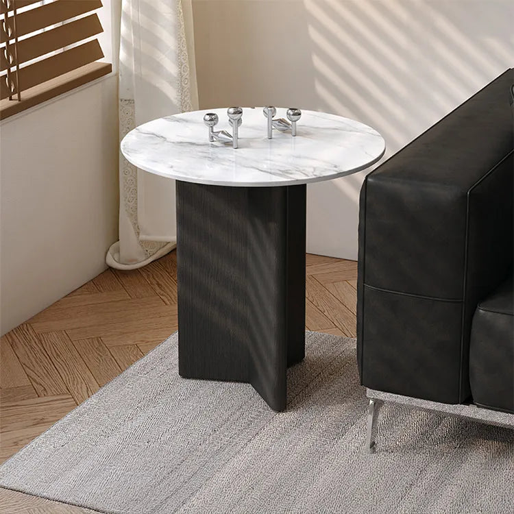Coffee table COLOR1 COLOR2 Black White Sintered Stone Eco-friendly Board htyjj-6599