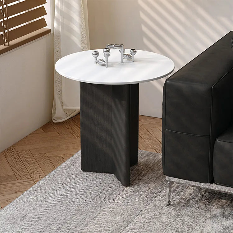 Coffee table COLOR1 COLOR2 Black White Sintered Stone Eco-friendly Board htyjj-6599