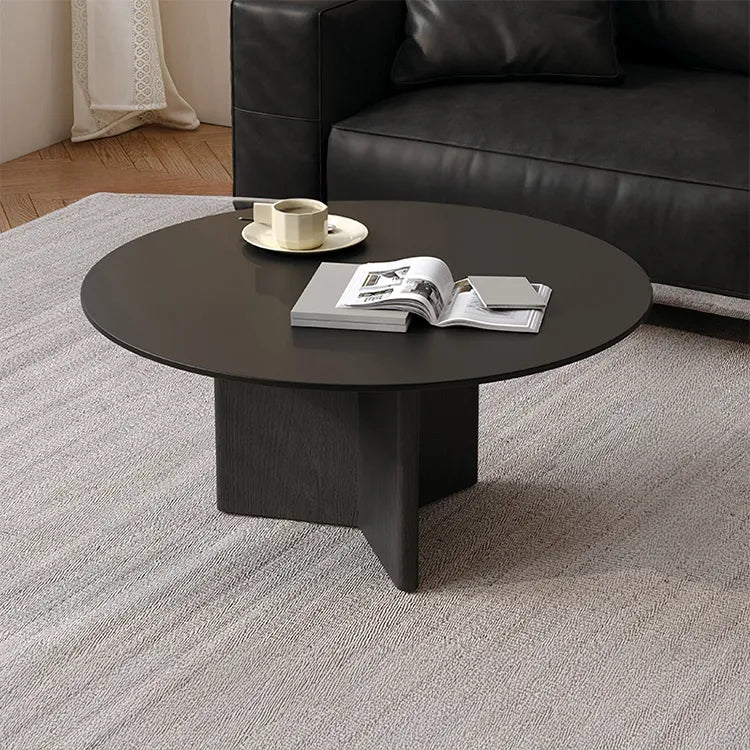 Coffee table COLOR1 COLOR2 Black White Sintered Stone Eco-friendly Board htyjj-6599