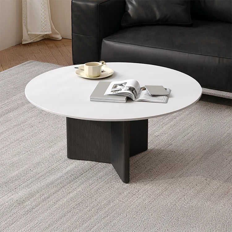Coffee table COLOR1 COLOR2 Black White Sintered Stone Eco-friendly Board htyjj-6599