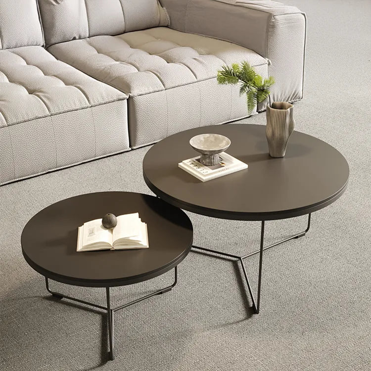 Coffee table Black COLOR1 Sintered Stone Eco-friendly Board htyjj-6600