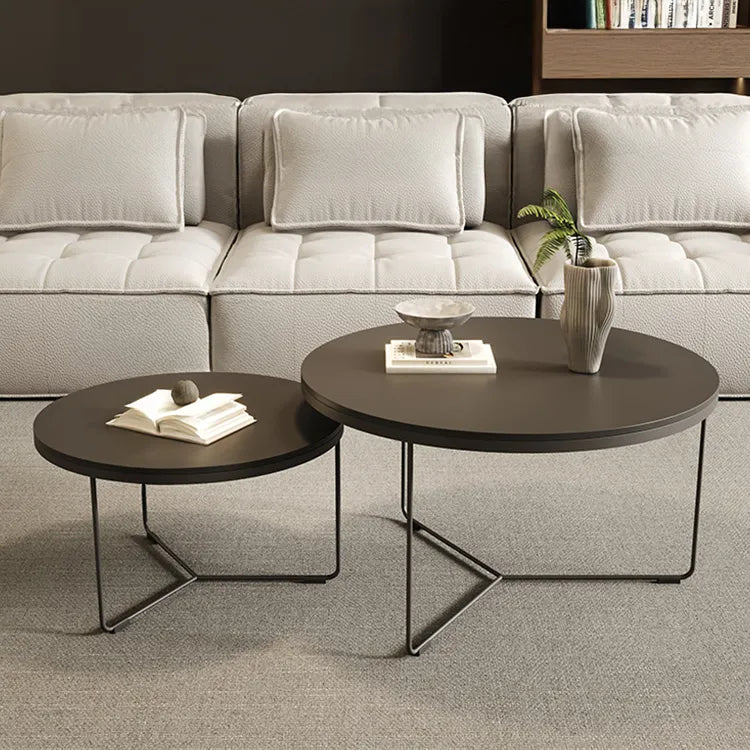 Coffee table Black COLOR1 Sintered Stone Eco-friendly Board htyjj-6600