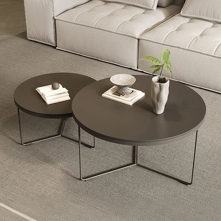 Coffee table Black COLOR1 Sintered Stone Eco-friendly Board htyjj-6600