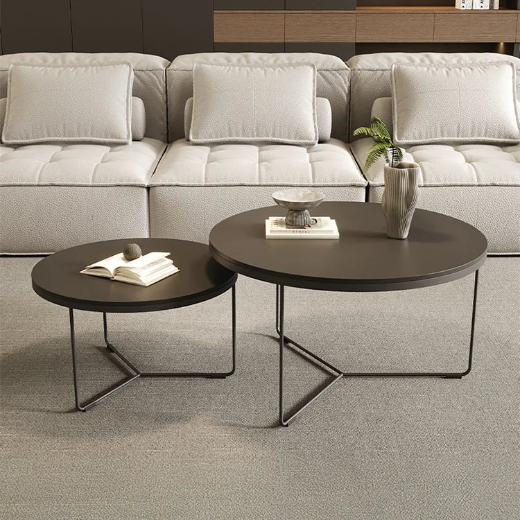 Coffee table Black COLOR1 Sintered Stone Eco-friendly Board htyjj-6600