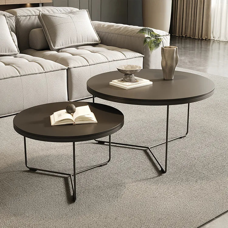 Coffee table Black COLOR1 Sintered Stone Eco-friendly Board htyjj-6600