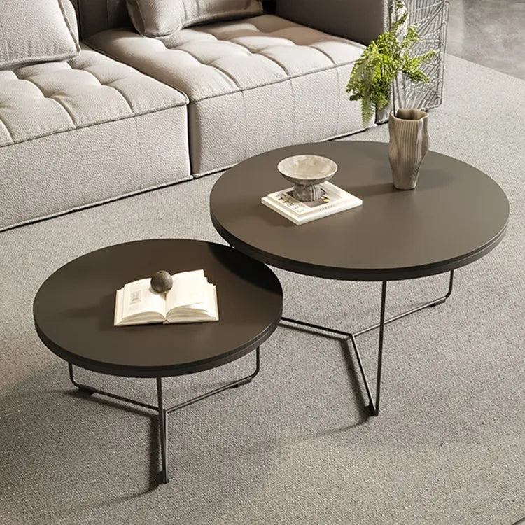 Coffee table Black COLOR1 Sintered Stone Eco-friendly Board htyjj-6600